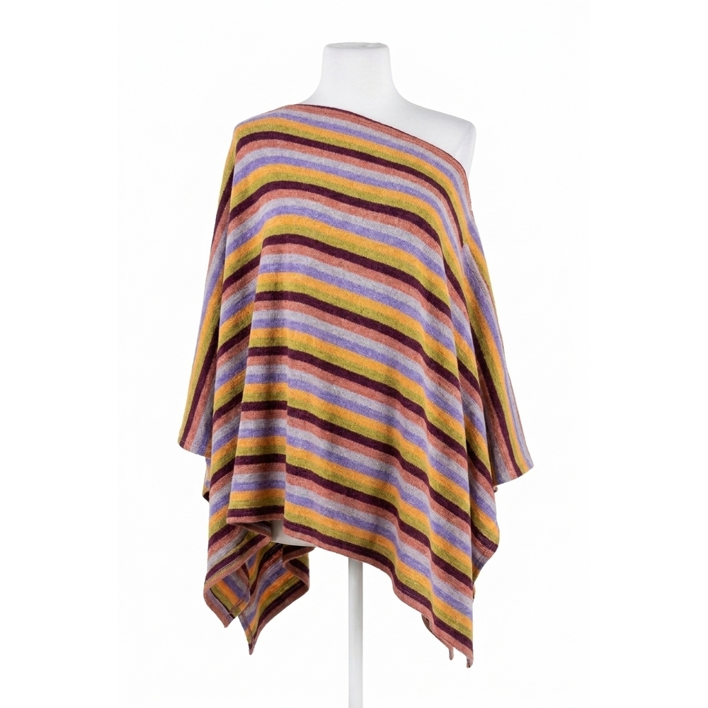 NEW ODDI sara poncho in lime/orange